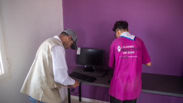 Création d’une classe connectée dans l’école Sidi Ahmed Adbada