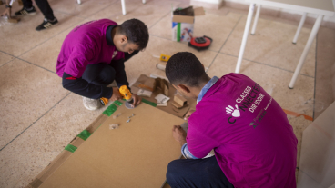 Création d’une classe connectée dans l’école Palestine