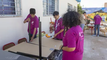 Création d’une classe connectée dans l’école Al Khawarizmi