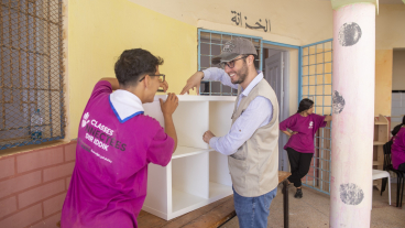 Création d’une classe connectée dans l’école Mohamed Zerktouni