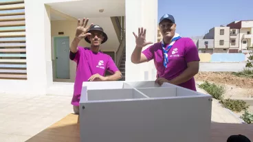 Création d’une classe connectée dans l’école Ibn Haytam